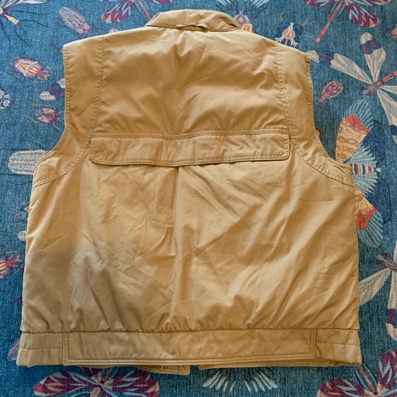 XL Cabela’s Vest Down Khaki Cargo Vintage Hunting Sidney Nebraska USA - Picture 2 of 10